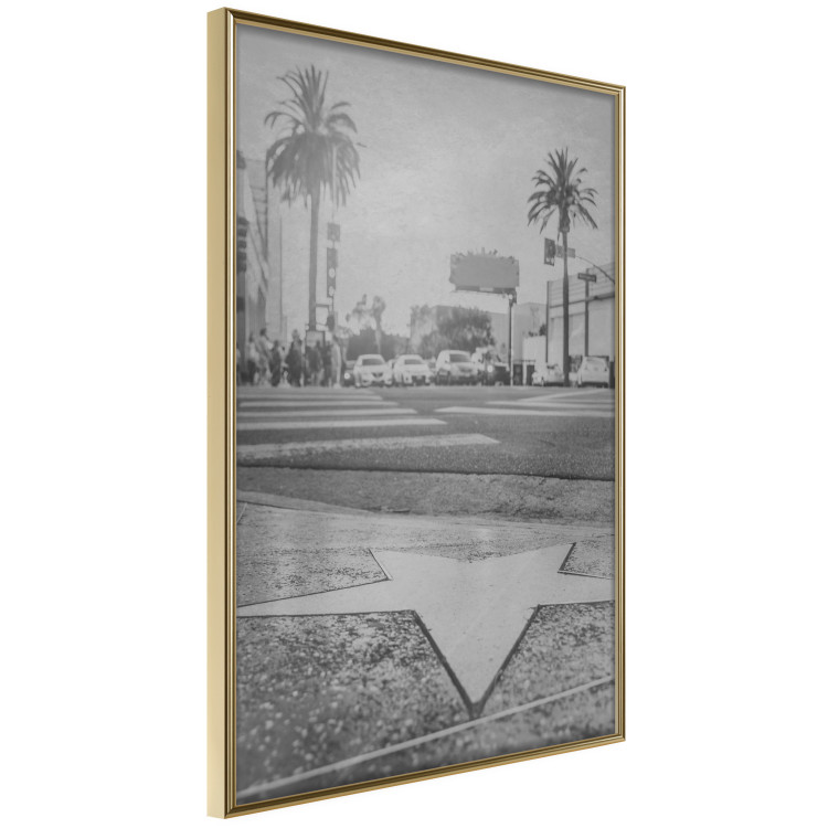 Poster Walk of Fame - black and white landscape of the famous street in Los Angeles 116488 additionalImage 14