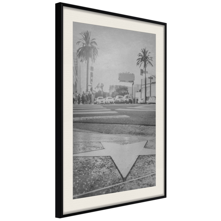 Poster Walk of Fame - black and white landscape of the famous street in Los Angeles 116488 additionalImage 3