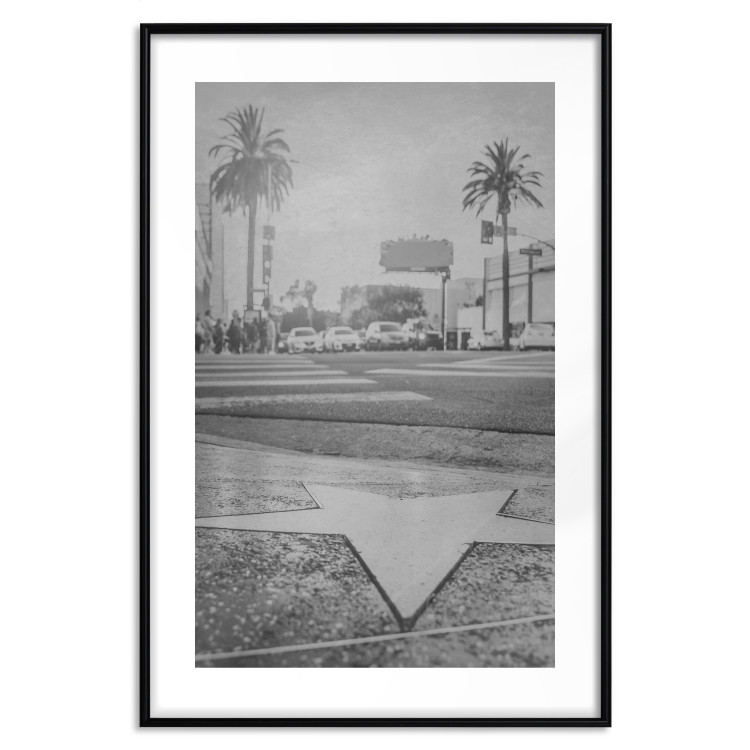 Poster Walk of Fame - black and white landscape of the famous street in Los Angeles 116488 additionalImage 17
