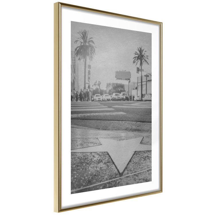 Poster Walk of Fame - black and white landscape of the famous street in Los Angeles 116488 additionalImage 8
