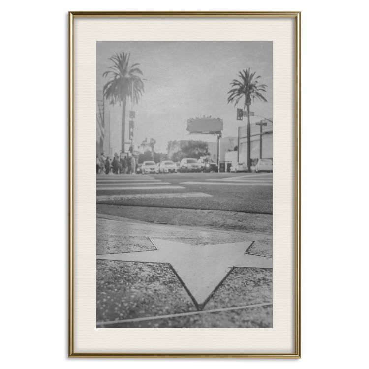 Poster Walk of Fame - black and white landscape of the famous street in Los Angeles 116488 additionalImage 19