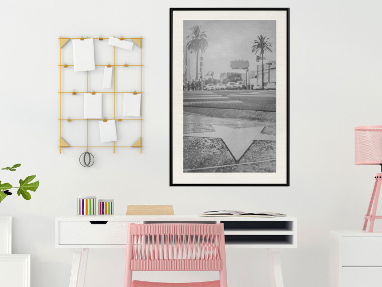 Poster Walk of Fame - black and white landscape of the famous street in Los Angeles 116488 additionalImage 22