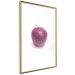 Wall Poster Apple - red fruit with water droplets on a solid white background 116788 additionalThumb 6