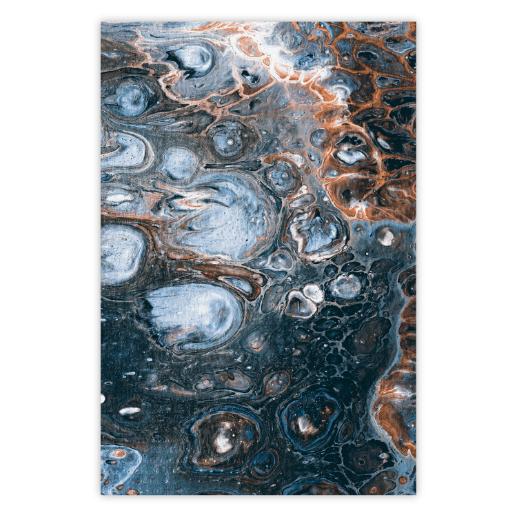 Wall Poster Ocean of Spots - artistic abstraction filled with colorful streaks 117788