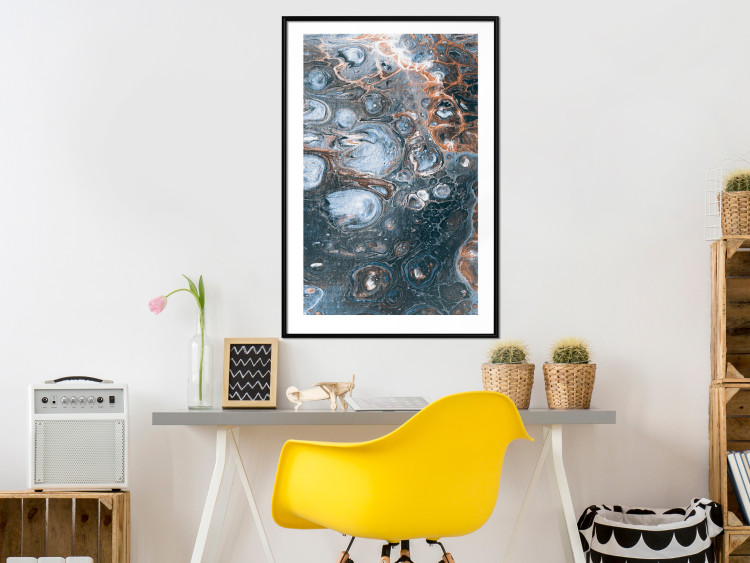 Wall Poster Ocean of Spots - artistic abstraction filled with colorful streaks 117788 additionalImage 4
