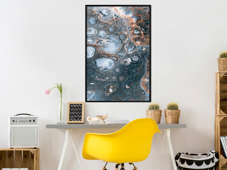 Wall Poster Ocean of Spots - artistic abstraction filled with colorful streaks 117788 additionalImage 3