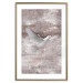 Poster Love Flight - composition with a white bird and a background in shades of brown 118788 additionalThumb 20