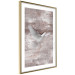 Poster Love Flight - composition with a white bird and a background in shades of brown 118788 additionalThumb 8
