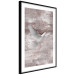 Poster Love Flight - composition with a white bird and a background in shades of brown 118788 additionalThumb 13