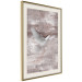 Poster Love Flight - composition with a white bird and a background in shades of brown 118788 additionalThumb 2