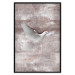 Poster Love Flight - composition with a white bird and a background in shades of brown 118788 additionalThumb 25
