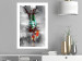 Poster Abyss - industrial colorful abstraction on a gray background 121888 additionalThumb 4