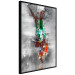 Poster Abyss - industrial colorful abstraction on a gray background 121888 additionalThumb 12