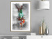 Poster Abyss - industrial colorful abstraction on a gray background 121888 additionalThumb 15