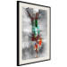 Poster Abyss - industrial colorful abstraction on a gray background 121888 additionalThumb 3