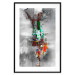 Poster Abyss - industrial colorful abstraction on a gray background 121888 additionalThumb 17