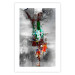 Poster Abyss - industrial colorful abstraction on a gray background 121888 additionalThumb 25