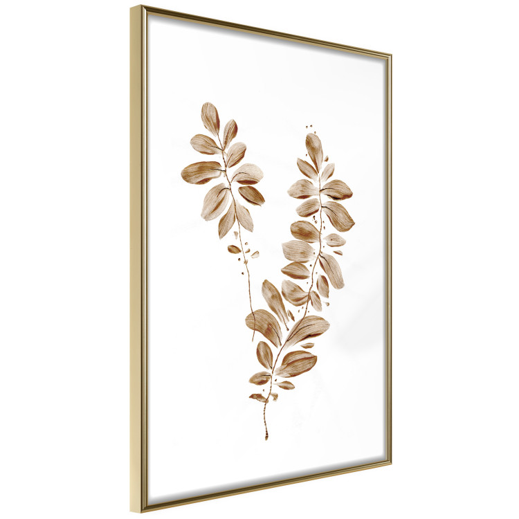 Poster August Leaves - plant in autumnal atmosphere with golden leaves 123488 additionalImage 8