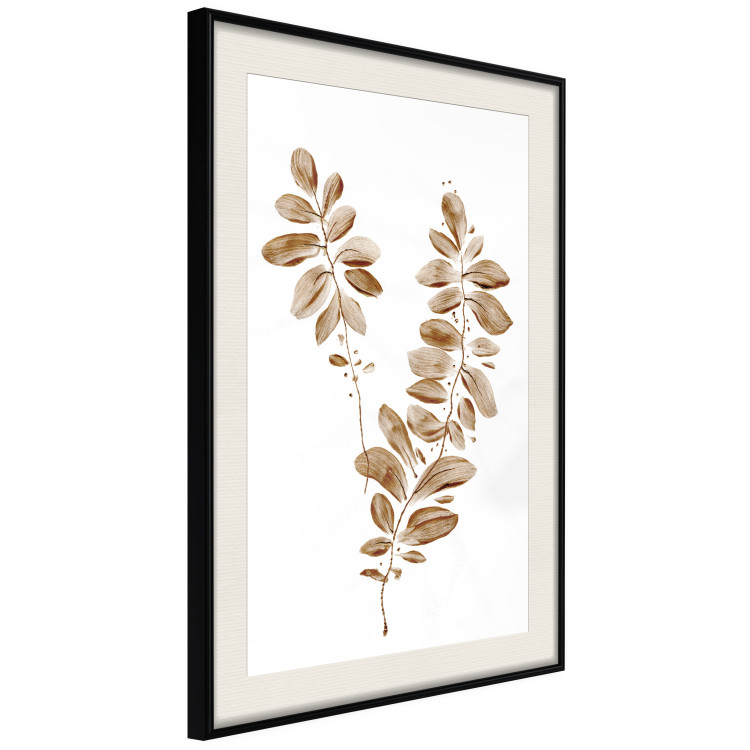 Poster August Leaves - plant in autumnal atmosphere with golden leaves 123488 additionalImage 3