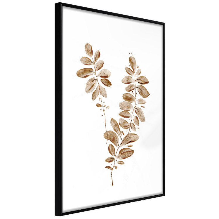 Poster August Leaves - plant in autumnal atmosphere with golden leaves 123488 additionalImage 13