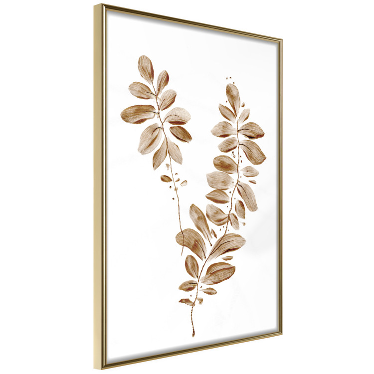 Poster August Leaves - plant in autumnal atmosphere with golden leaves 123488 additionalImage 14