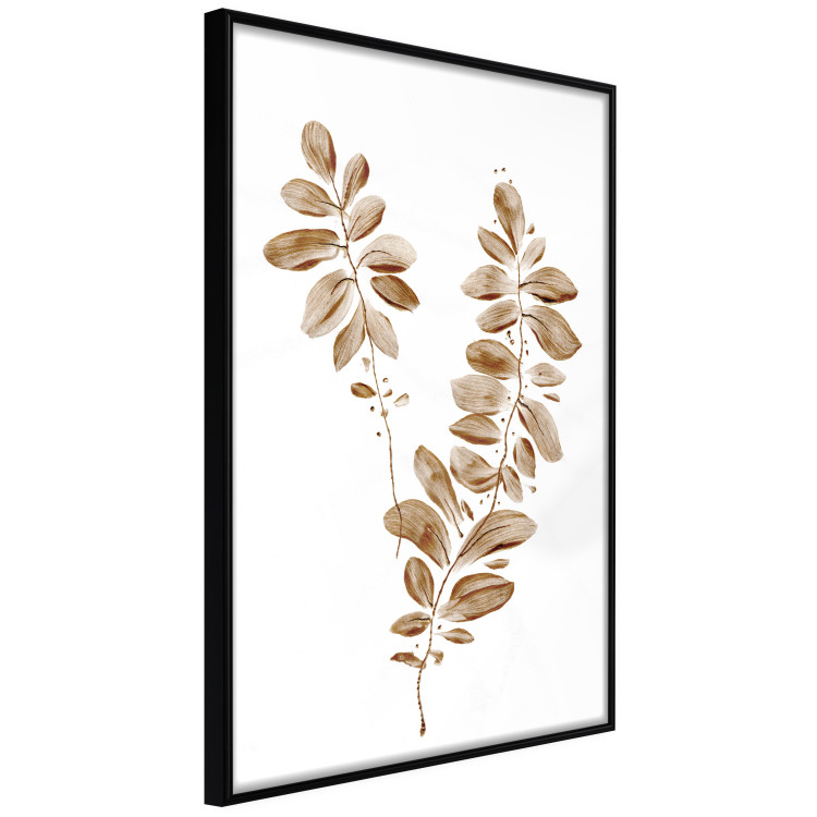 Poster August Leaves - plant in autumnal atmosphere with golden leaves 123488 additionalImage 10