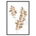 Poster August Leaves - plant in autumnal atmosphere with golden leaves 123488 additionalThumb 24