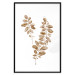 Poster August Leaves - plant in autumnal atmosphere with golden leaves 123488 additionalThumb 15