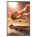 Poster In the Depths of Clouds - field and water path landscape against sky and clouds 124488 additionalThumb 20