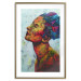 Poster Paper Thoughts - portrait of a colorful woman in a paper composition 126488 additionalThumb 14