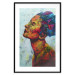 Poster Paper Thoughts - portrait of a colorful woman in a paper composition 126488 additionalThumb 15