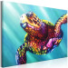 Canvas Colourful Turtle (1 Part) Wide 127088 additionalThumb 2