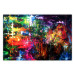 Wall Poster New Year's Frenzy - abstract composition of colorful patterns 127288