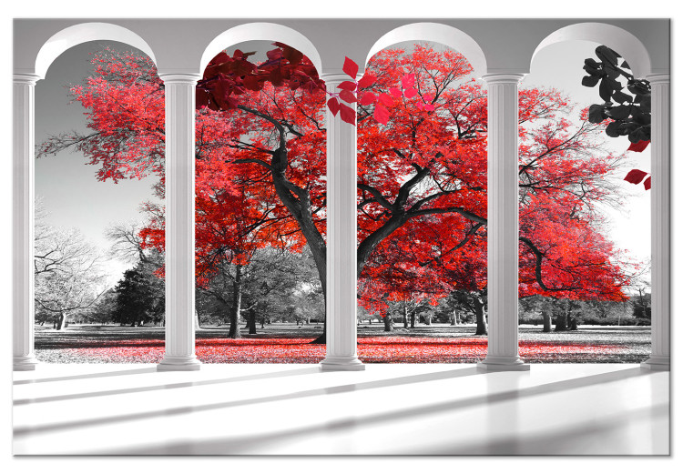 Large canvas print Red Maple [Large Format] 128888