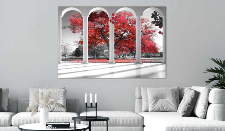 Large canvas print Red Maple [Large Format] 128888 additionalImage 6