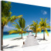 Canvas Print Paradise Maldives (1-part) wide - tropical island landscape 128988 additionalThumb 2