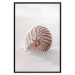 Wall Poster August Shell - maritime composition with a seashell on the sand 129488 additionalThumb 18