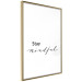 Wall Poster Stay Mindful - English text on a uniform white background 130788 additionalThumb 9