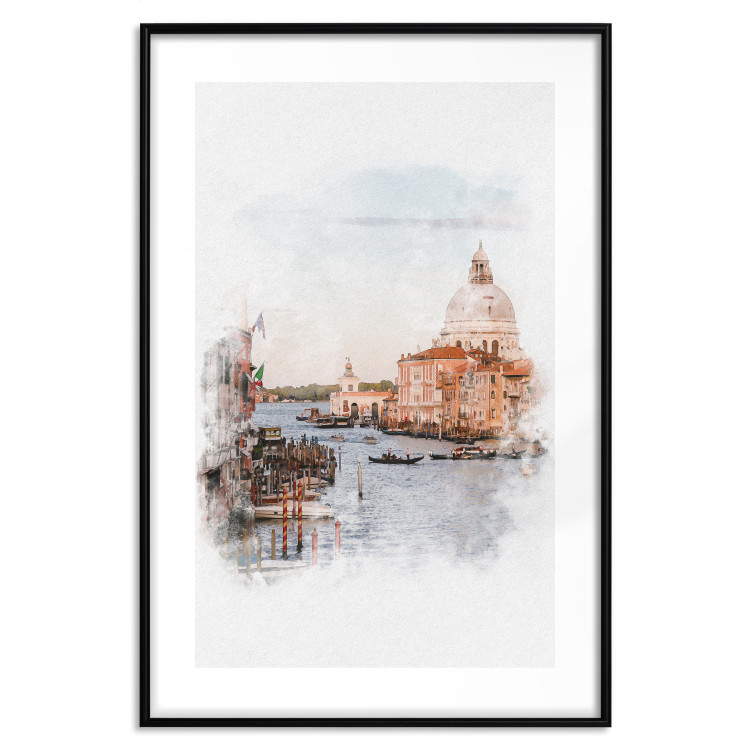 Poster Watercolor Venice - city architecture amidst water in watercolor style 131788 additionalImage 15