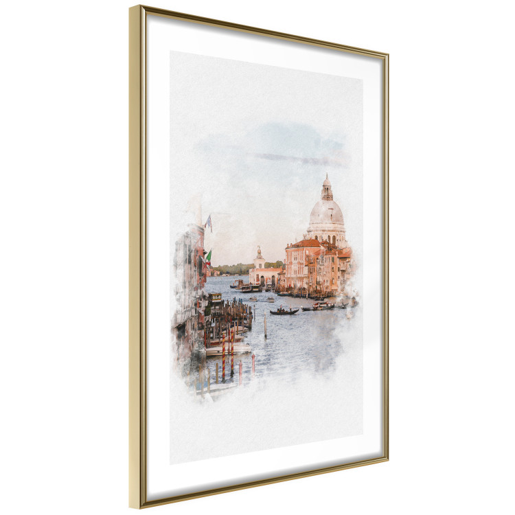 Poster Watercolor Venice - city architecture amidst water in watercolor style 131788 additionalImage 9