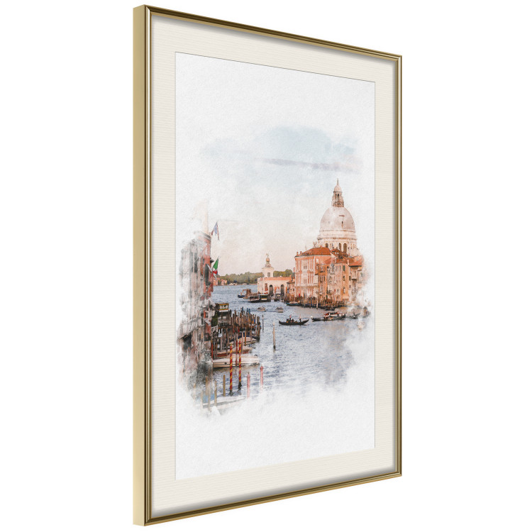 Poster Watercolor Venice - city architecture amidst water in watercolor style 131788 additionalImage 3