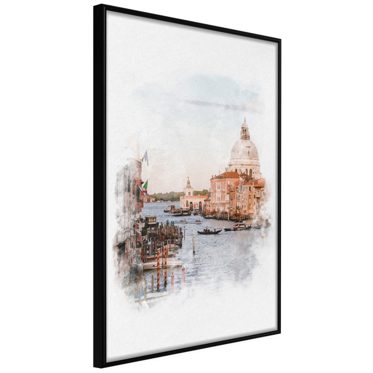 Poster Watercolor Venice - city architecture amidst water in watercolor style 131788 additionalImage 13