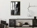Wall Poster Traveling Memory - black and white landscape of a woman against a window backdrop 132288 additionalThumb 7