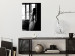 Wall Poster Traveling Memory - black and white landscape of a woman against a window backdrop 132288 additionalThumb 2