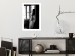 Wall Poster Traveling Memory - black and white landscape of a woman against a window backdrop 132288 additionalThumb 5