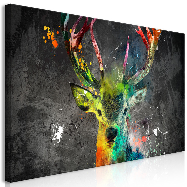 Large canvas print Rainbow Deer II [Large Format] 132388 additionalImage 3