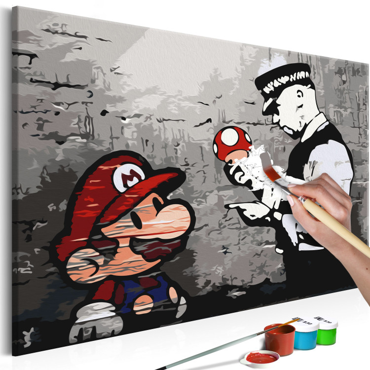 Paint by number Mario (Banksy) 132488 additionalImage 6