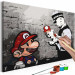 Paint by number Mario (Banksy) 132488 additionalThumb 6