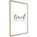 Wall Poster Wealth of Travel - black English text on a white background 135788 additionalThumb 2