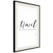 Wall Poster Wealth of Travel - black English text on a white background 135788 additionalThumb 3